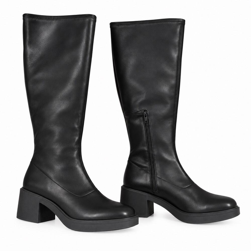 Wild Fable Danika Women’s Size 11 Black Knee High Boots Block Heel NWT